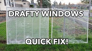 DIY WINDOW INSULATION: How To Fix A Drafty Window With PVC Pipe Inserts for $11 Or Less