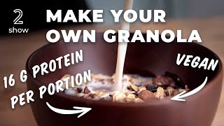 How To Make High-Protein Granola - Vegan Fitness Recipe