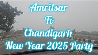 Amritsar To Chandigarh for New Year Party 2025