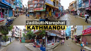 Jadibuti Narephat 🇳🇵 - 4K Kathmandu City Ride Morning 2023