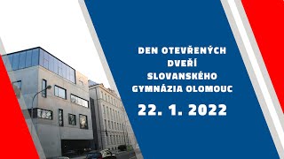 Den otevřených dveří 22. 1. 2022 | ZKRÁCENÝ ZÁZNAM | Slovanské gymnázium Olomouc