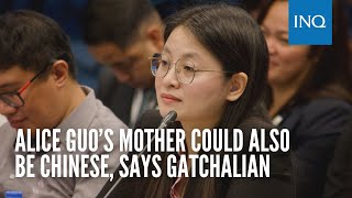 Alice Guo’s mother could also be Chinese, says Gatchalian