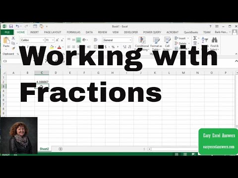 Dividing and fractions in Excel Dividing and fractions in Excel