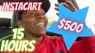 I worked until I made $500 today!!! | INSTACART - Apr 9 Vlog