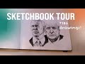 I made Trump and Biden and 180 drawings more in 1 sketchbook!