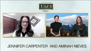 Jennifer Carpenter And Aminah Nieves Talk About Props In 1923 S2