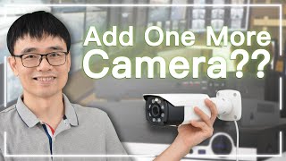 How to add the 5th camera to 4 port NVR