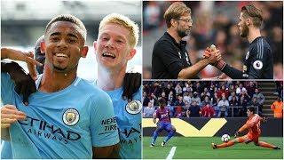 Bảng xếp hạng Premier League 2017/2018 sau vòng 8: Man City hơn MU 2 điểm