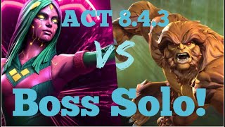 MCOC - ACT 8.4.3 - Viv Vision Vs Sasquatch - Boss Solo!!