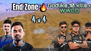 #godlike \u0026 #s8ul  4v4 end zone fight 🔥 | @JONATHANGAMINGYT  with golden hand #bgmi #jonathangaming