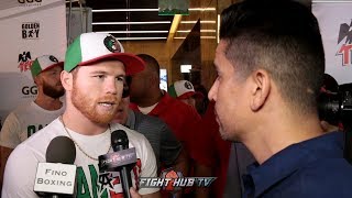 CANELO ALVAREZ "I KNOW I CAN KO GGG & IM GONNA GO OUT LOOKING FOR IT FROM THE BEGINNING"