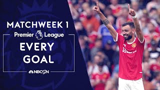 Every Premier League goal from Matchweek 1 (2021-2022) | NBC Sports