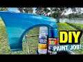 Professional BACKYARD Paint-Job Using Only Spray Cans!