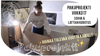 Pakuprojekti viikko 17 // sohva ja lattian korotus