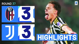 BOLOGNA-JUVENTUS 3-3 | HIGHLIGHTS | Juve come back from THREE goals down | Serie