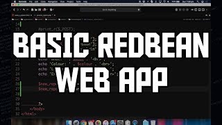 Basic RedBean Web App HTML