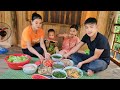 Family Cooking a happy meal - Daily life on the farm | Hà Tòn Chài