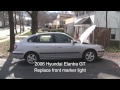 Replace 2006 Hyundai Elantra GT Front Marker Light