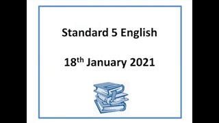 智阳5年级@ 18/1/2021：英文 (Noun + Adjective)