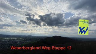 Weserbergland Weg Etappe 12 - Sonne und schöne Aussichten! Rohden - Rinteln.