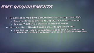 Field Training Officer Orientation