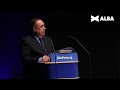Free school meals for all and no to tuition fees - ALBA Party Leader Alex Salmond