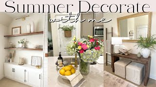 SUMMER DECORATE WITH ME 2024 | Summer Decor Ideas for 2024 | Whole House Summer