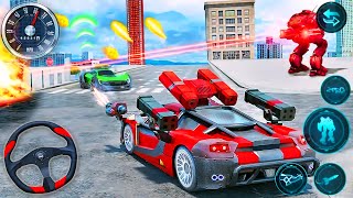 Police Robot Car Transform - US Crime City Cop Simulator - Android GamePlay