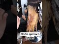 Corte Químico brabo😱