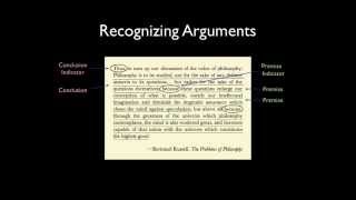 01 Identifying Arguments