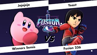 Fusion # 236 - Jejajeja (Kirby) vs Yeast (Mii Brawler) - Winners Semi-Finals