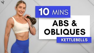 10 Min Killer Kettlebell Abs Combo Workout (Or Dumbbell)