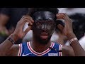 Joel Embiid With the Mask | 76ers vs Heat - Game 3 | April 19, 2018 | 2017-18 NBA Season