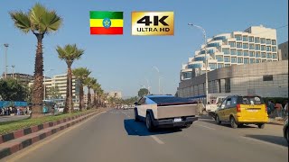 Drivind Downtown Addis Ababa 2024 , 🇪🇹  Ethiopia [4K]