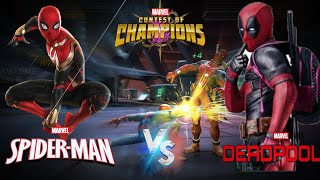 Spider Man Vs Deadpool Marvel Contest of Champions