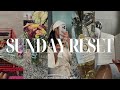 Sunday Reset Vlog | Relaxing Self Care, Groceries, Cooking, Cleaning, Digital Planning, Journaling