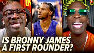 Should NBA teams take Bronny James in first round of NBA Draft to try to lure LeBron? | Nightcap