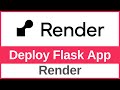 How to Deploy a Flask App on Render