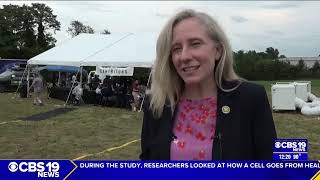 CBS19: Spanberger Attends Ribbon Cutting for MITRE Drone Range in Orange County