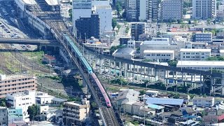 東北新幹線福島駅俯瞰！2016,7,11