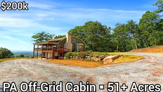 Pennsylvania Cabin For Sale | $200k | 51+ Acres | Off-grid Cabins | Pennsylvania Farmhouse For Sale