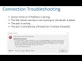 SQL Server Connection Troubleshooting Including Docker - Network-Related Error Server Was Not Found