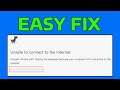 How To Fix ERR_INTERNET_DISCONNECTED Error in Google Chrome