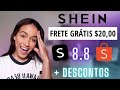 Cupom de Frete Grátis Shein e Cupons de Desconto Shopee 8.8