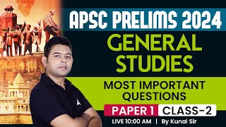 APSC Assam Preparation | APSC Prelims General Studies Previous Year Question Paper | Class 2