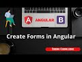 Angular Forms Build and Create Step-by-step Explained