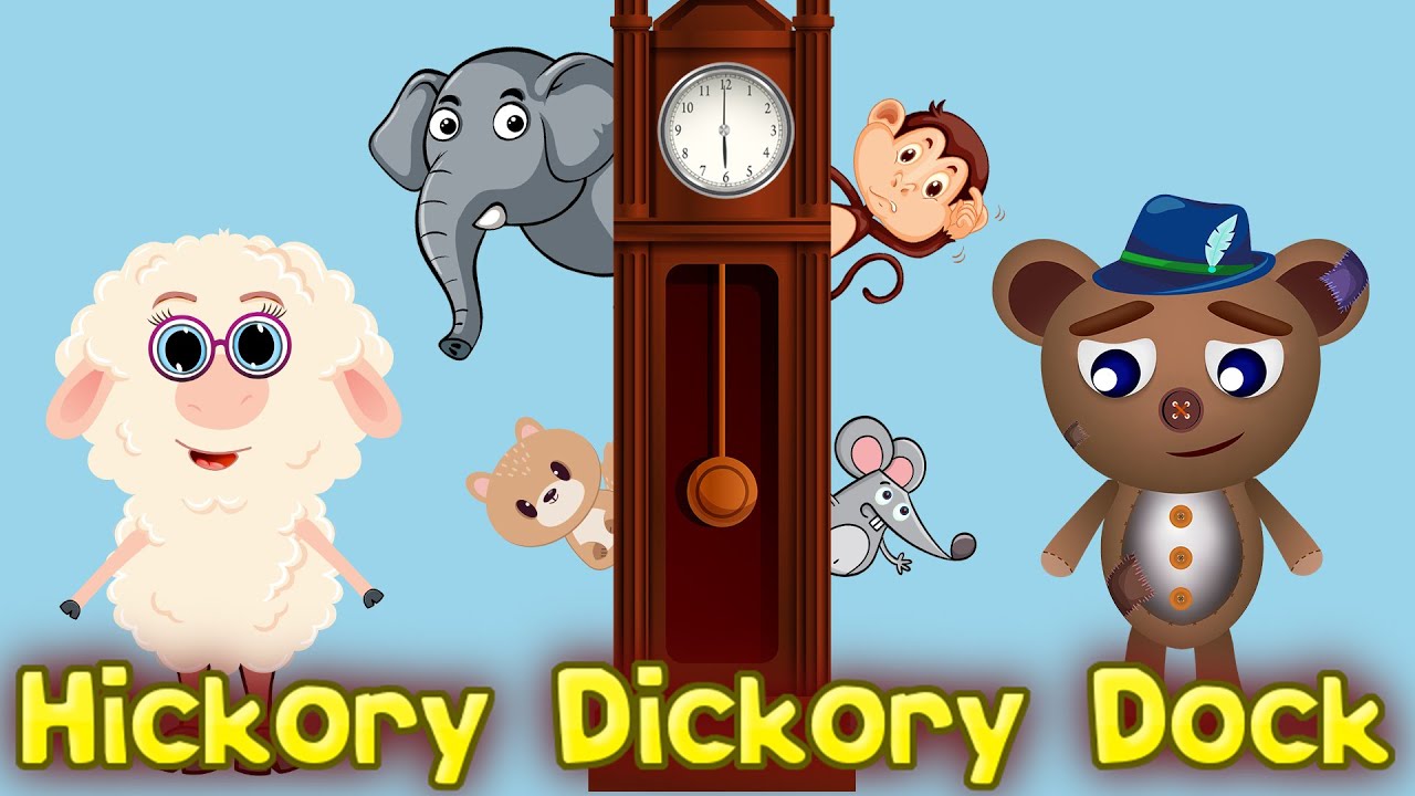 Hickory Dickory Dock Nursery Rhymes Kids Songs Youtube Hickory Dickory Dock Nursery Rhymes Kids Songs Youtube