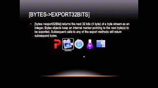 Lasso Programming: [Bytes→export32Bits]