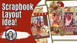 From Sketch To Scrapbook Layout | Stampin' Up! Cute As A Bug