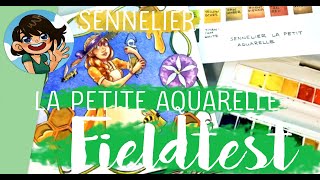 One Drop of Honey- Sennelier La Petite Aquarelle Fieldtest